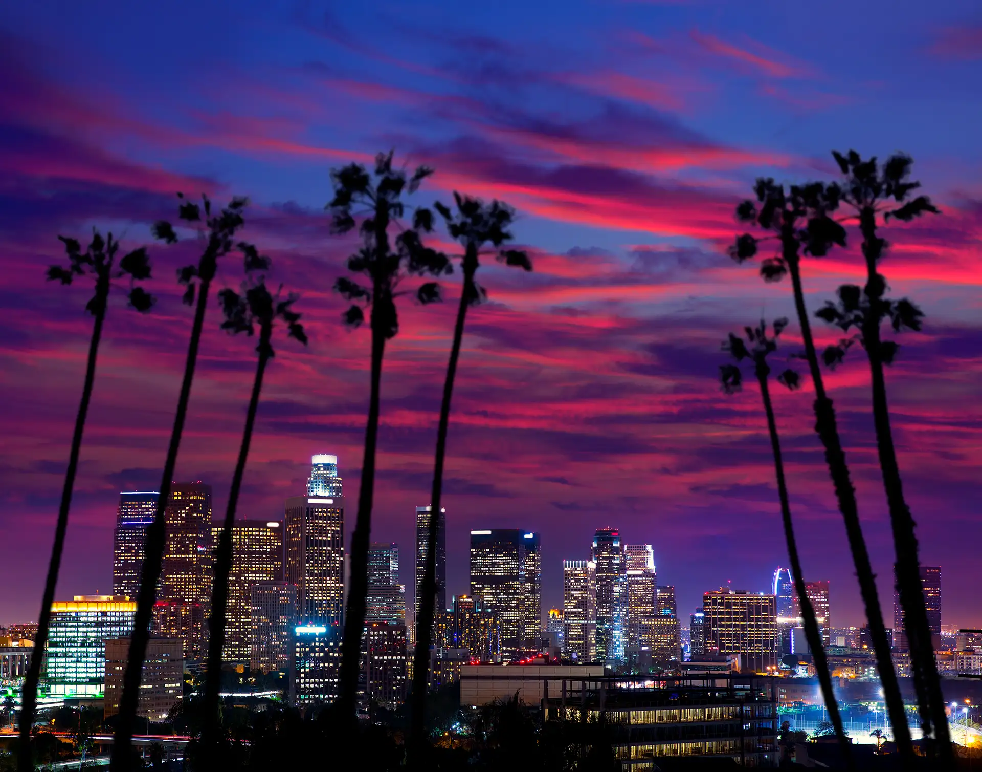 Los Angeles tramonto studio USA