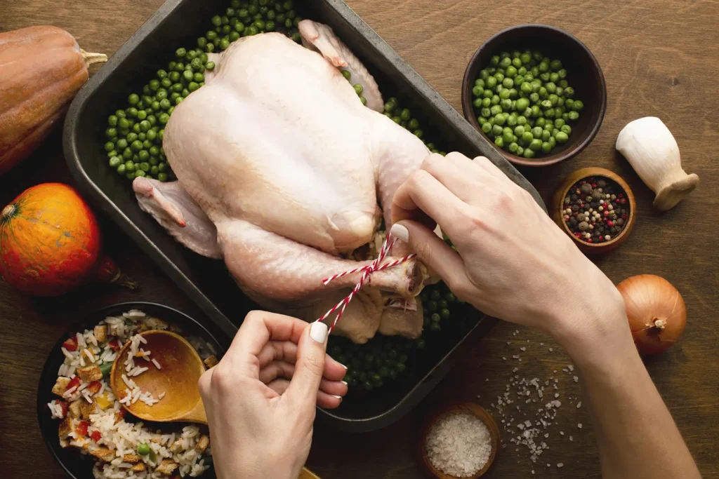 tacchino ripieno al forno per Thanksgiving